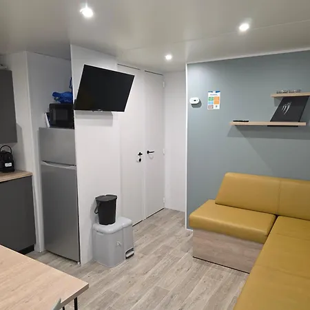 Sejour Normandie - - Mobilhome Confort 3ch-6p Avec Clim Et Tv - 5 Etoiles - H334 Campingplatz *